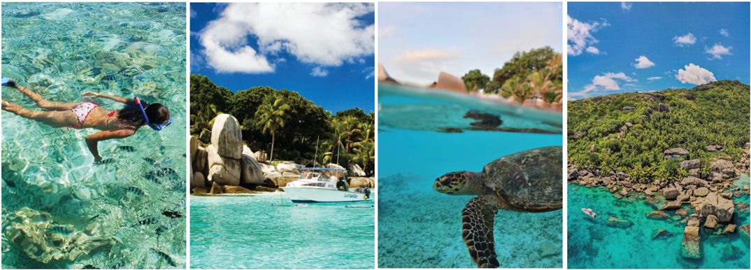 - Partenza da La Digue -