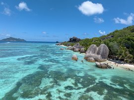 ANSE SOURCE D'ARGENT DRONE VIEW 4