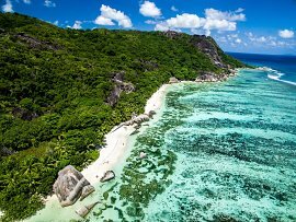 DRONE VIEW OF ANSE SOURCE D'ARGENT (2)