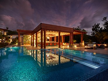 Canopy_Hilton_Seychelles_SEZMA Sega Pool Blue Hour