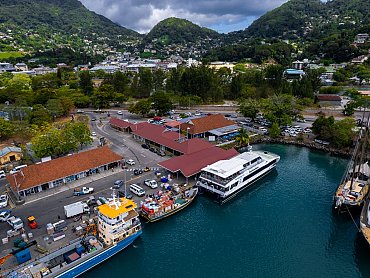 Aerial Mahe Jetty