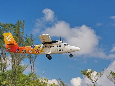 FLIGHT LANDING AT BIRD ISLAND