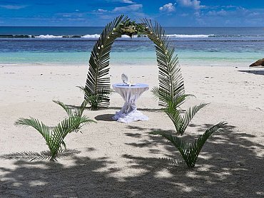 wedding mahè set up _viaggidinozze